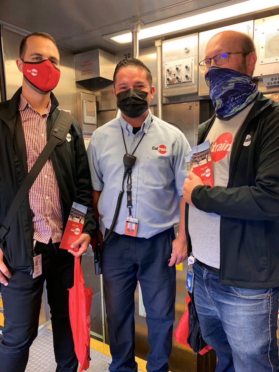 Thank you Manuel for helping us in educating our riders! #Caltrain #TransitMonth