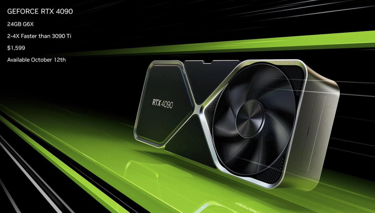 teknorexcom's tweet photo. NVIDIA yeni nesil ekran kartları RTX 4080 ve RTX 4090'ı duyurdu. Önceki nesil RTX 3080 TI ve RTX 3090 TI’a göre 2/4 kat daha yüksek performans iddiası var. #Nvidia @nvidia @nvidiageforcetr https://t.co/YZpNBU78S9