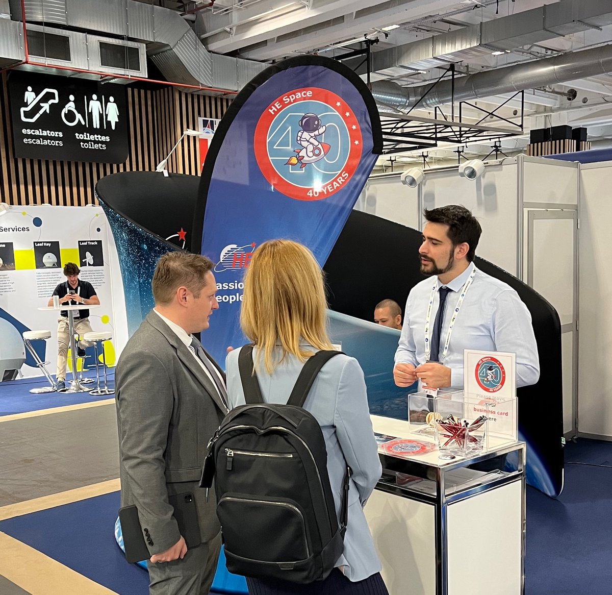 HE_Space's tweet photo. Be as smart as many other #IAC2022 visitors: secure one of our coveted appointments for a free personal career advice with one of our experts!
Your space journey starts here: https://t.co/Tihje2fyv0 
Come by, we look forward to seeing you!
#boostyourcareer #jobsinspace @iafastro https://t.co/IGiOJdd5eY