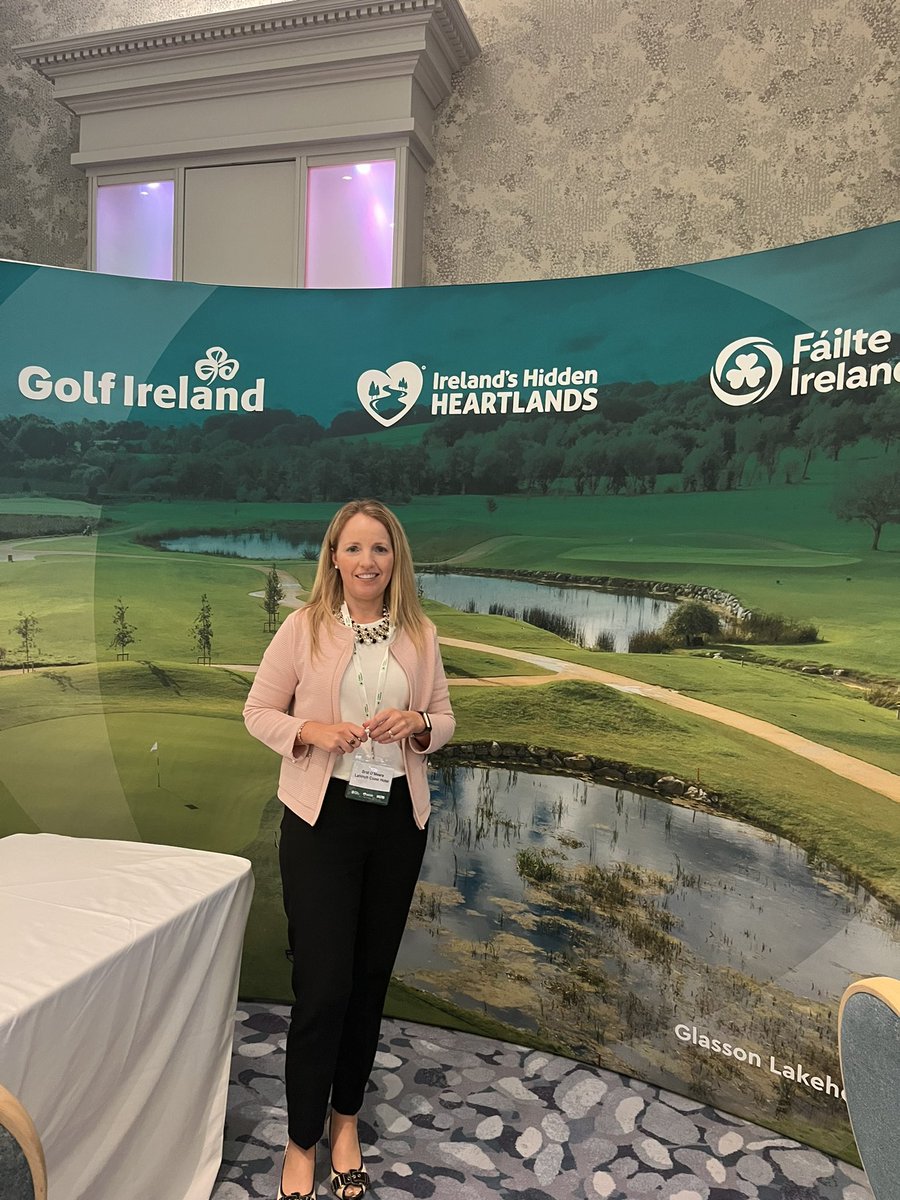 LahinchCoast's tweet photo. Busy day at Golf Ireland Convention, in partnership with @Failte_Ireland &amp; @IAGTO today @Slieverussell Enjoying meeting so many overseas golf tour operators &amp; Irish golf suppliers &amp; promoting Clare ! @LahinchGolfClub @Failte_Ireland @ClareTourism #GIC2022 https://t.co/yhQNNQGH2j