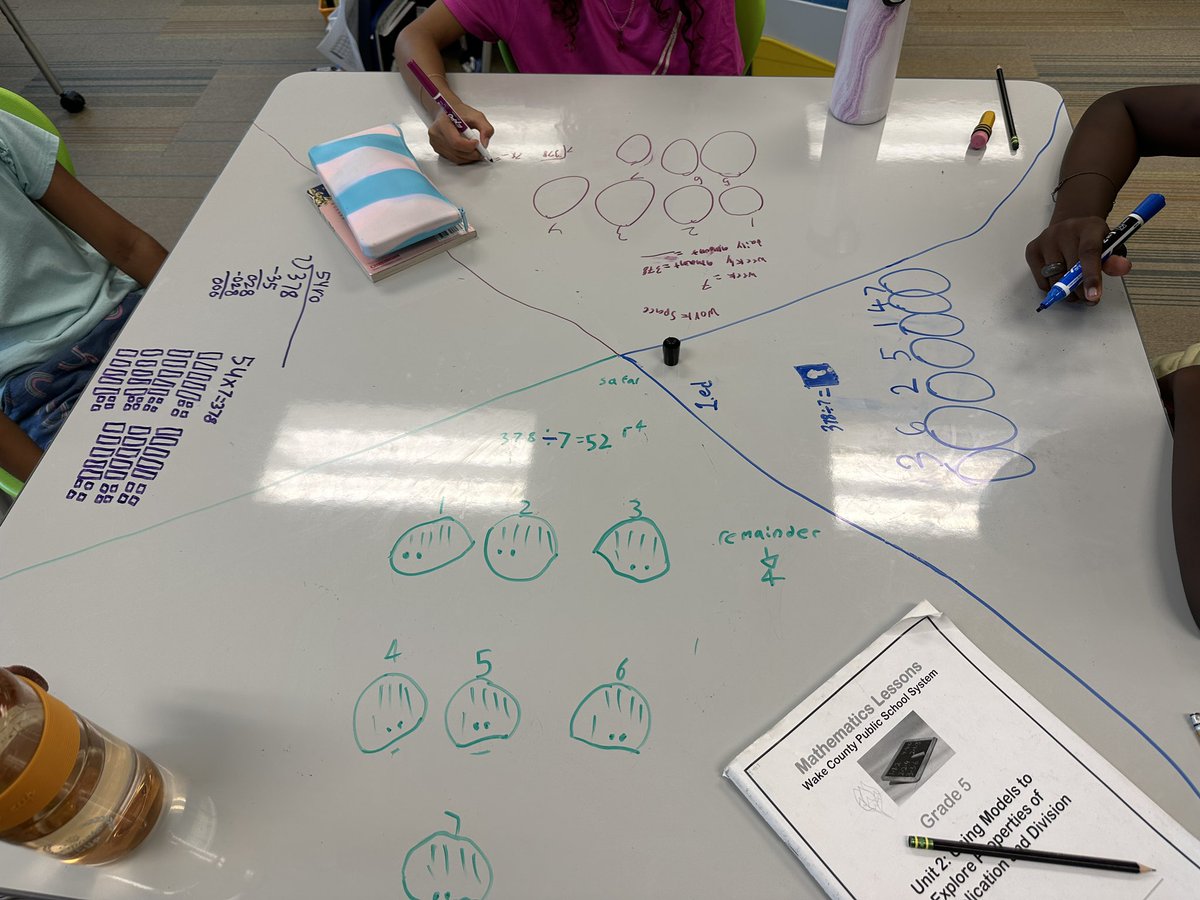 aes_1984's tweet photo. #ModelingDivision #math #5thgrade #baseten #shorthand #coolmath @wcpssmathelem https://t.co/s0jaUCusGk