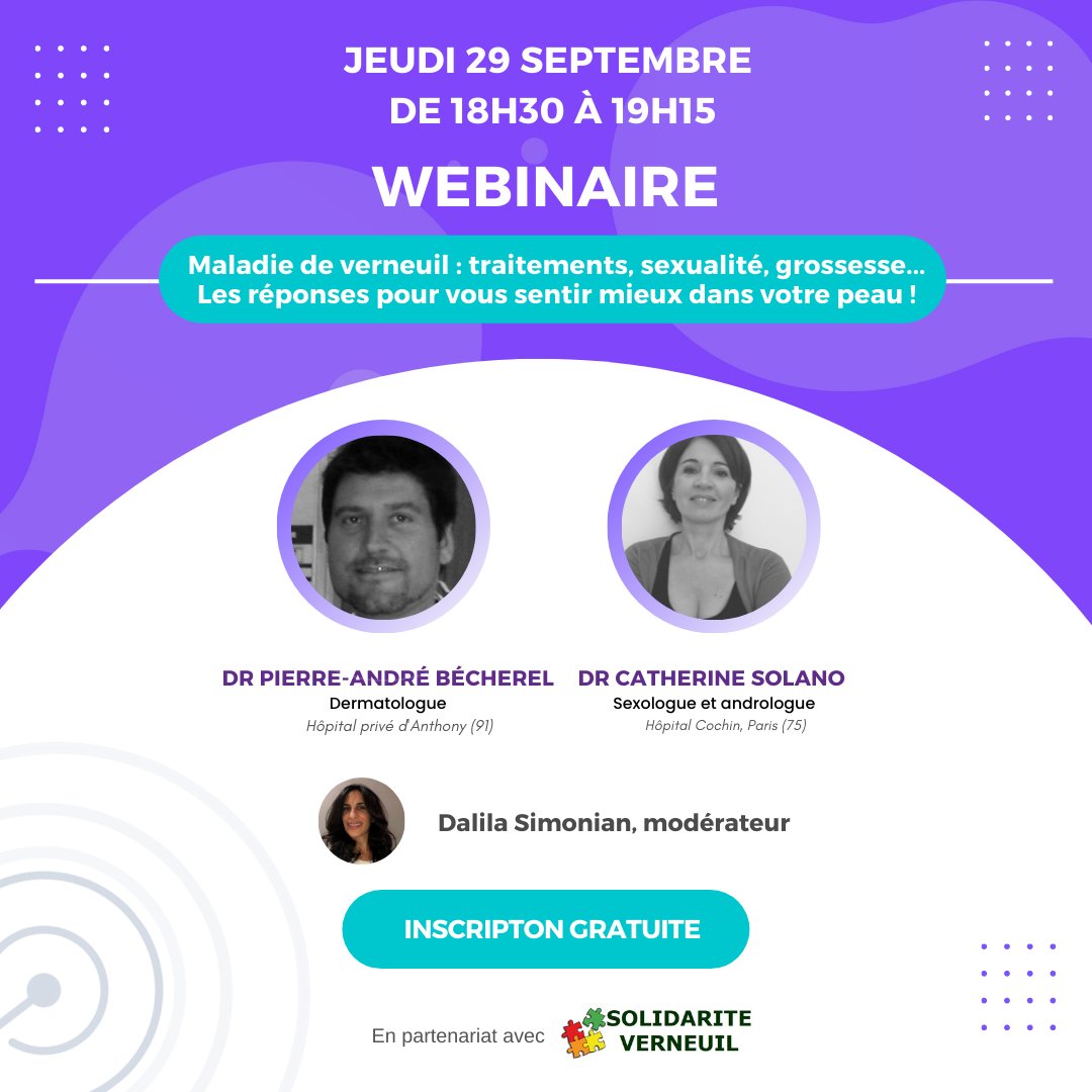 reso_dermato's tweet photo. Sexualité, grossesse, traitements, comment vivre sereinement malgré la maladie de verneuil ? Rdv le 29/09  Inscription ://app.livestorm.co/reso-1/maladie-de-verneuil-traitements-sexualite-grossesse-les-reponses-pour-vous-sentir-mieux-dans-votre-peau @resoverneuil  @SolidariteV https://t.co/j0rtVx1Ph0