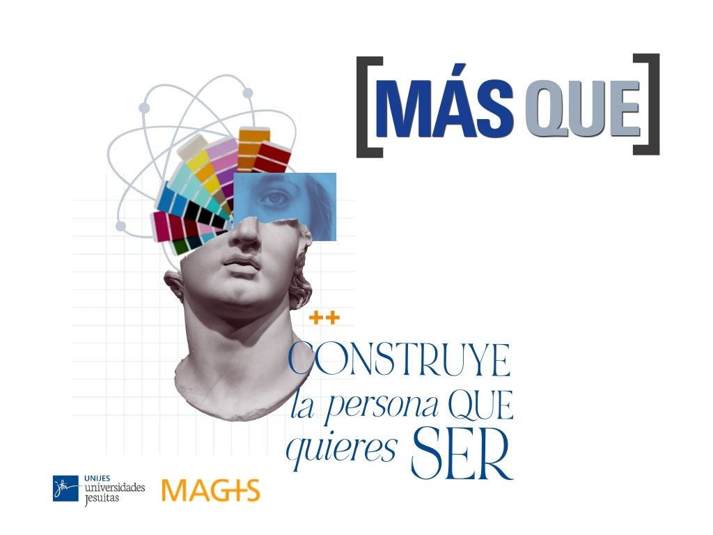 magis_es's tweet photo. ¿Cómo integras aquello que estudias con tu fe? Construye la persona que quieres ser con los Más Que ¡encuentra el tuyo! https://t.co/PHNEv7MeHX #MásQue #MAGIS @unijes https://t.co/uz6UVtGiqy