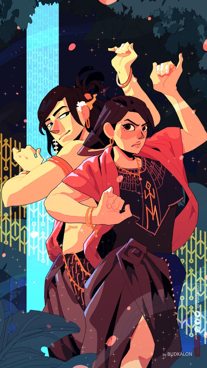 budkalon's tweet image. Lalakulawe

At the end, not really satisfied with the pose and composition, but I had changed three sketches so far, ugh

Like the color palette tho
#SoutheastAsian #Austronesian #SEAculture