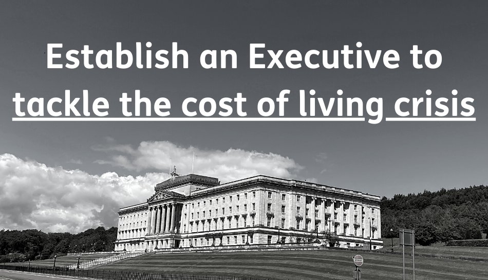 We've signed an open letter with 100 other organisations calling for a new Executive to be formed to tackle the #CostOfLivingCrisis. Local households of all shapes and sizes are being pummelled by rising costs and urgently need support. Read the letter: tinyurl.com/CoLopenletter