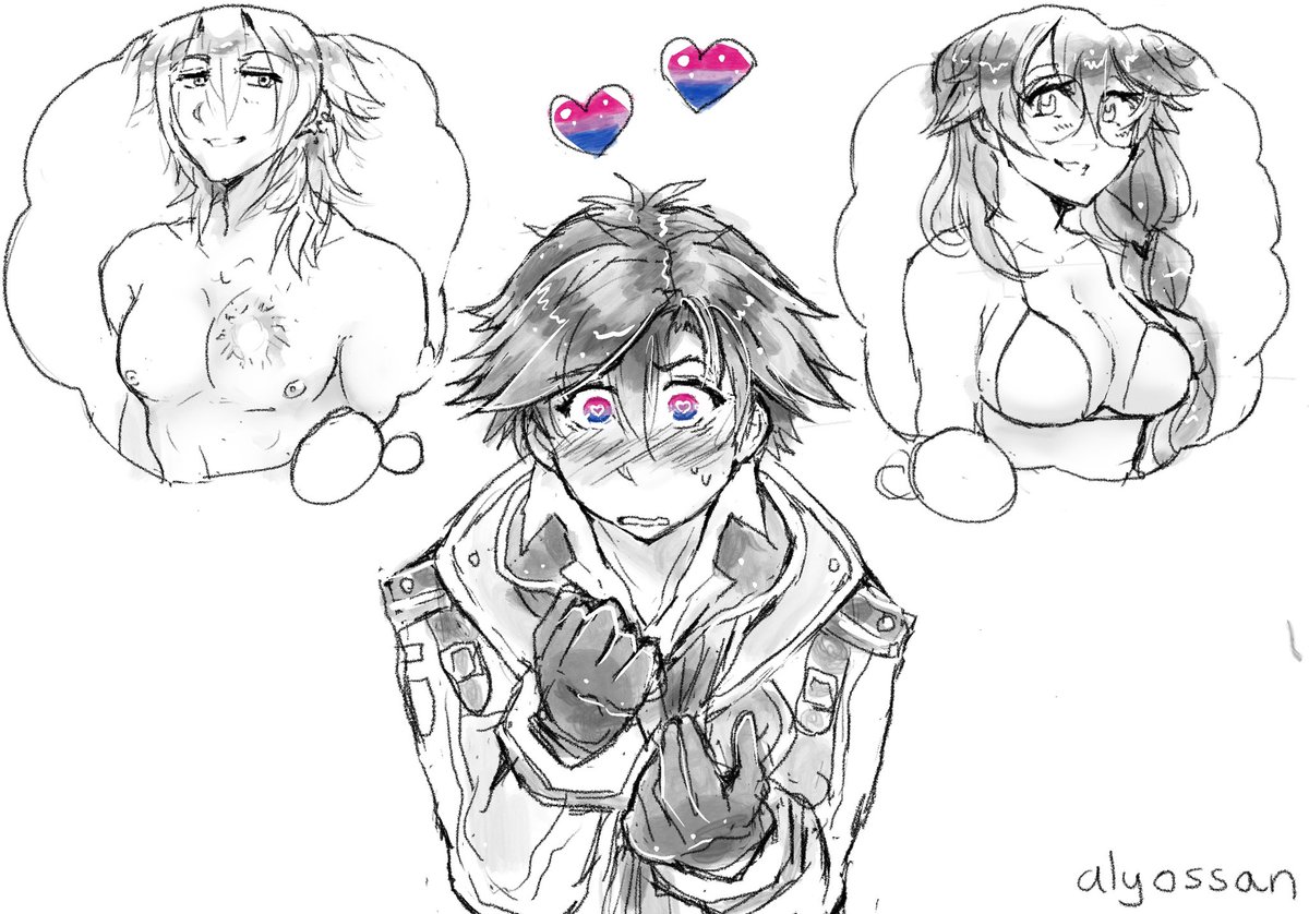 Happy bisexual awareness week! Please be aware of bisexual Rean Schwarzer 