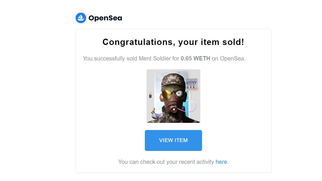 METASOUL's tweet photo. SOLD!!!!

The Ment Soldier NFT now belongs to @NairaFam 
Check 10 more pieces off the Metasoul Genesis out on Opensea
https://t.co/hZcXbg03PU
#NFTCommunity #opensea https://t.co/AZ75glXhCW