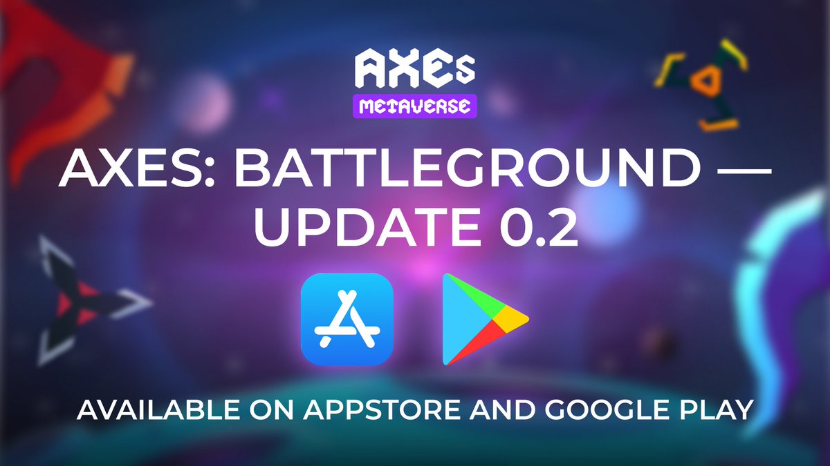 AxesMetaverse's tweet photo. #AxesBeta

⚡️AXES: BATTLEGROUND — UPDATE 0.2 AND STORE RELEASE⚡️ 

A HISTORICAL DAY FOR AXES METAVERSE🥳

We are thrilled to announce that we have fixed all the bugs and released the update 0.2 for all Axes Metaverse game builds including Android, iOS, Windows and Mac OS 🖥 https://t.co/uDMEw1YbSm
