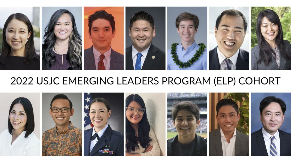 USJC's tweet photo. Congratulations to the 2022 Emerging Leaders Program cohort! We are so impressed by you all and your combined passion for for and the desire to shape the future of the U.S.-Japan relations. We are exited to welcome you into the USJC ELP family!
#USJCELP https://t.co/LpJZyR1gqJ