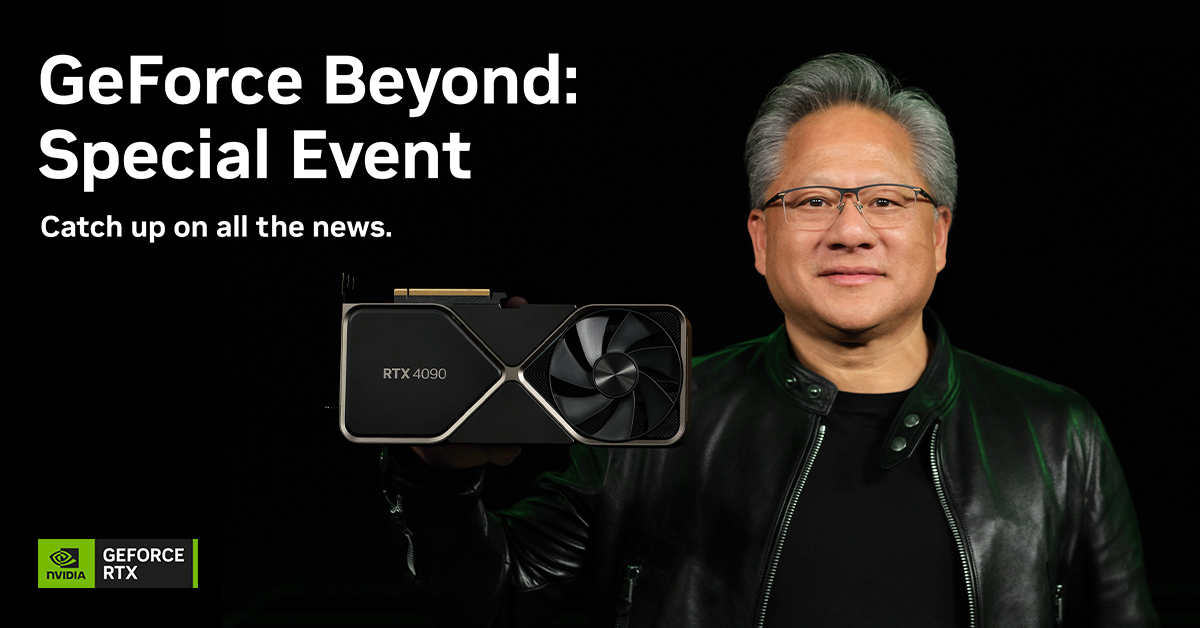 NVIDIAGeForceDE's tweet photo. Alles, was wir auf der #GeForceBeyond angekündigt haben 

🟢 GeForce RTX 4090 &amp; 4080
🟢 DLSS 3 mit optischer Multi Frame Generierung
🟢 35+ neue DLSS 3 Spiele &amp; Apps
🟢 Portal mit RTX
🟢 Updates für die @NVIDIAStudio-Suite für alle Kreativen

Mehr lesen 👉 https://t.co/GuEPRq8IM5 https://t.co/Ss2asMBoEC