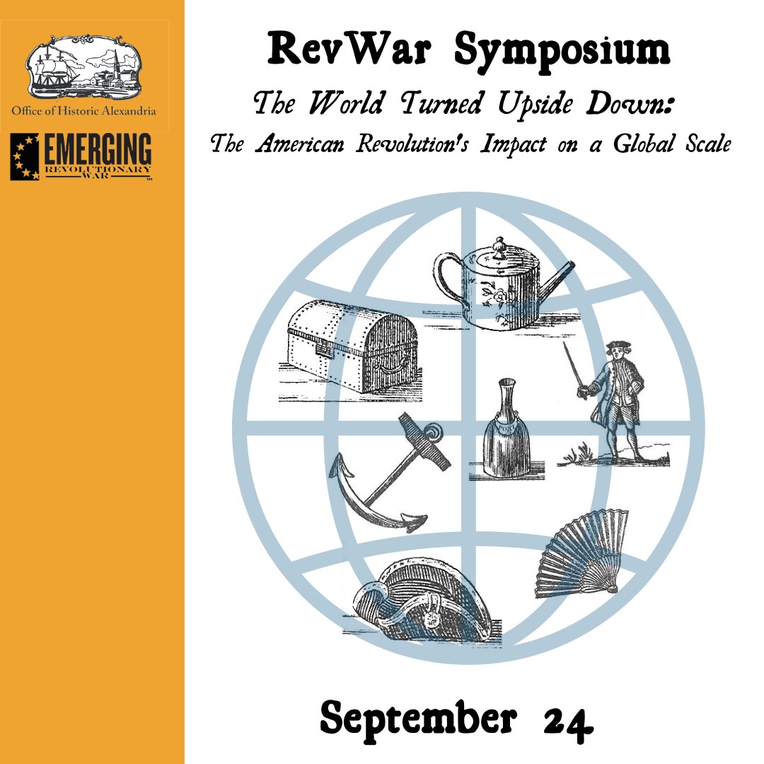 Learn how the world turned upside down at the Revolutionary War Symposium on Saturday with <a href="/EmergingRevWar/">EmergingRevWar</a>. A a full line up of great speakers including the excellent <a href="/lmchervinsky/">Dr. Lindsay M. Chervinsky</a>! For tickets, visit shop.alexandriava.gov/Events.aspx #America250
