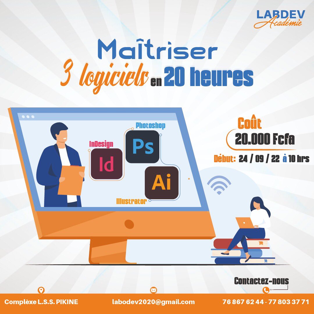 labodevelopment's tweet photo. Nouveau ! Labdev academy lance une Formation 100% pratique pour vous permettre d’obtenir votre métier de rêve 
#Senegal #kebetu #formation #labdev https://t.co/hHkQ2efRjM