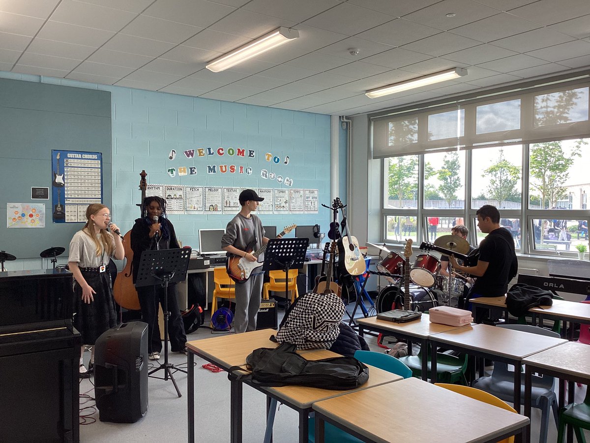 MusicBremore's tweet photo. What a rehearsal at lunchtime today! We’re getting ready for Open Night this Thursday @BremoreEducate 🎶 https://t.co/XDfZhNYx9n