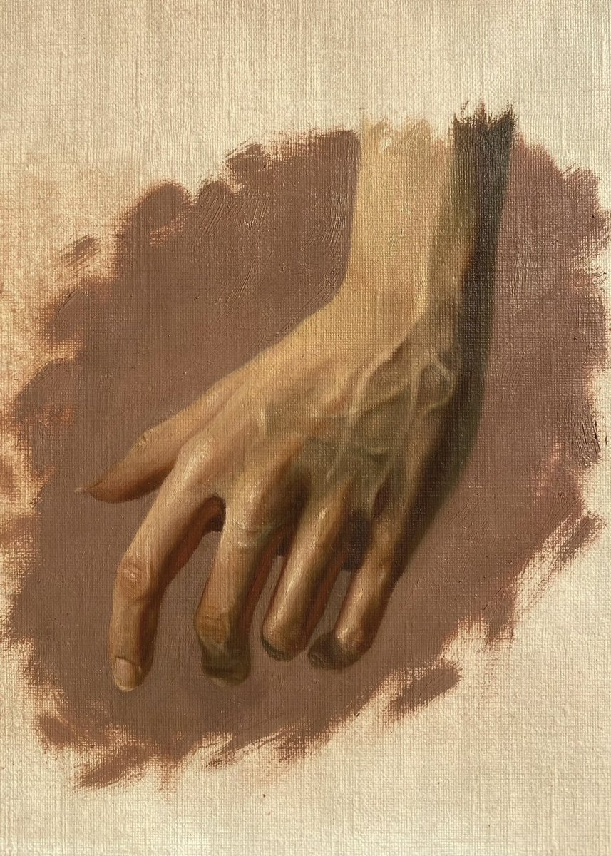 artxndo's tweet photo. خلصتها🖤
خذت مني ١١ ساعه،رسم الايدين بالالوان الزيتية اصعب مماتوقعت https://t.co/3TCswt1h7K