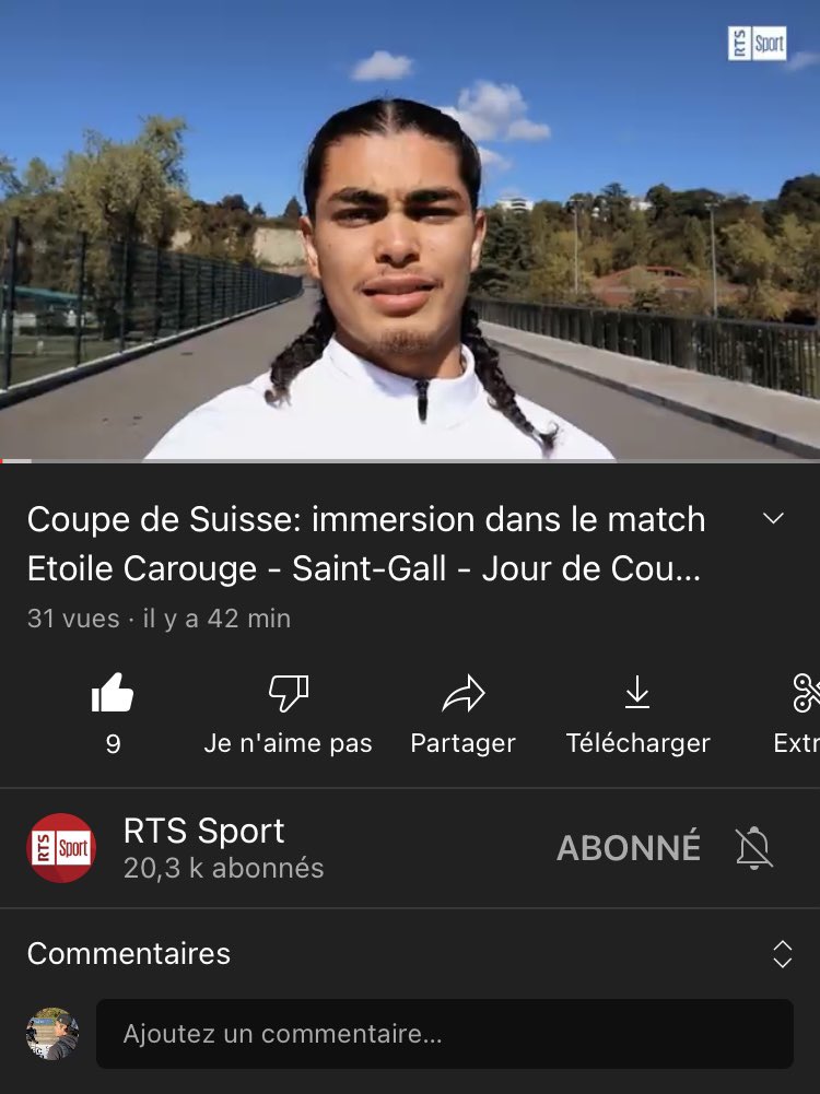 Le deuxième épisode de notre série « Jour de Coupe » avec <a href="/RTSsport/">RTS Sport (compte archivé)</a> est disponible sur leur chaîne YouTube. Un match rempli d’émotions entre <a href="/EtoileCarouge/">Etoile Carouge FC</a> <a href="/FCSG_1879/">FC St.Gallen 1879 GRÜEWISS IM HERZ</a>. Bon visionnage 🥰😘

youtu.be/4rEEFHtlMs0