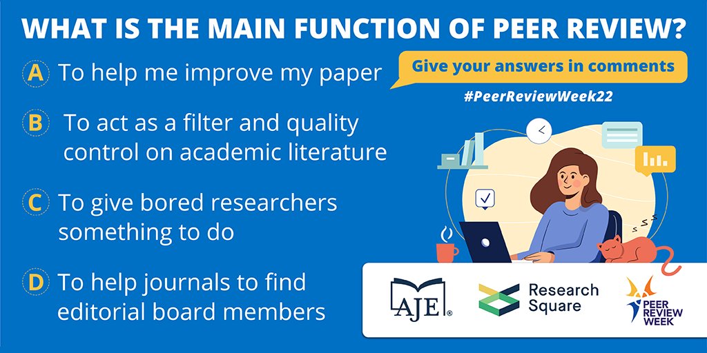 AJE American Journal Experts on Twitter "PeerReviewWeek22 fun! What