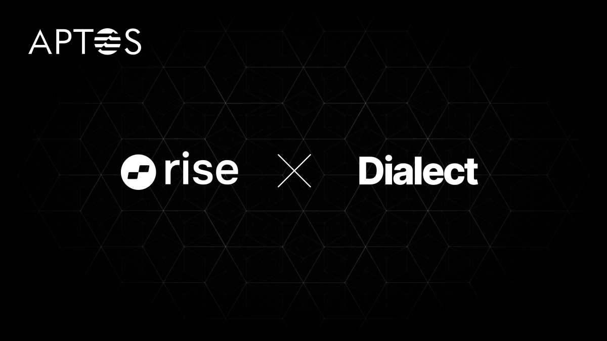 saydialect's tweet photo. 1/ We are delighted to announce we've teamed up with @rise_wallet to power a truly web3-native messaging &amp; notifications experience, direct to wallet, for the @AptosLabs ecosystem 🎉

We will be launching with @rise_wallet starting on Day 1 of mainnet

Aptos Autumn is here 🙌 https://t.co/6ev9QKWUPF