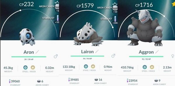 MagusNyx's tweet photo. If you're still looking for that 100%IV Aron, today is a great day to do it.

From 6pm-7pm local time, Aron is in the spotlight hour. 

Show me those great IVs and shinies :) https://t.co/vSGNYeSjbj