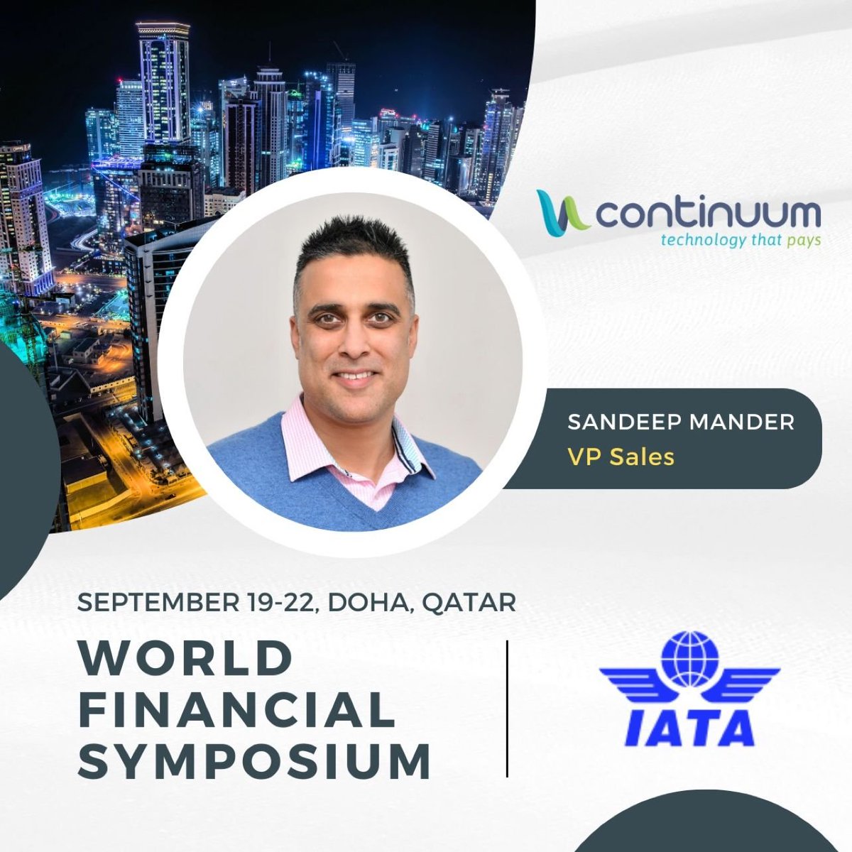 Sandeep our VP Sales is currently attending #wfs2022 and discussing how Multi-Currency Pricing can help increase revenue and sales for airlines. Reach out to discuss your opportunity now!