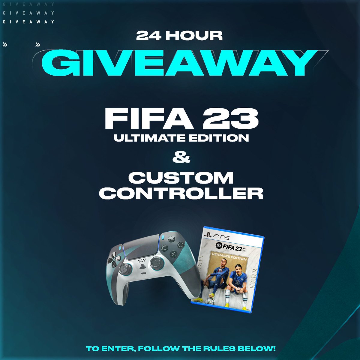 saf_cal's tweet image. 🔥 24 hour Giveaway

1 x copy of FIFA 23 Ultimate Edition
+ Custom Controller from Defy 😍

To enter: 🔁+♥️
Follow: @SAF_gg and @DefyGamingUK 

Good luck 🍀