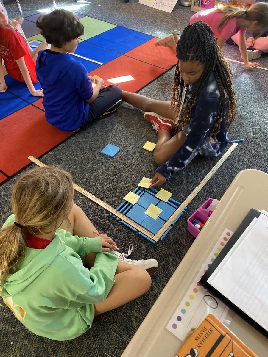 Putting PD into practice! Teachers learning concrete manipulative strategies and implementing with students.