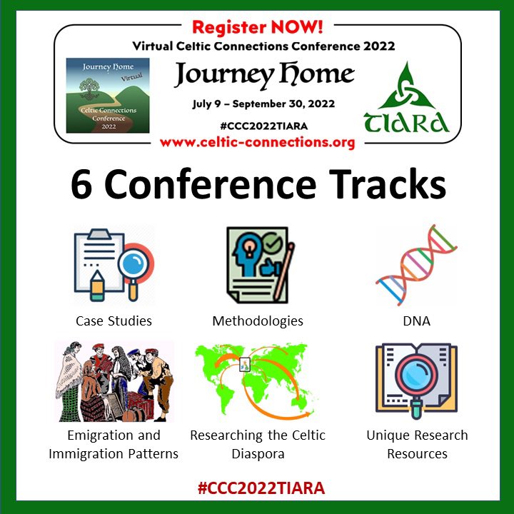 CeltConference's tweet image. Your "Journey Home" is 
almost complete! Just 10 days left of Celtic 
Connections Conference 2022!
#familyhistory
#genealogy
#ancestry
#dna 
#familytree
#familysearch
#irishancestry
#irishgenealogy
#irishresearch
#irishfamilytree
#CCC2022TIARA