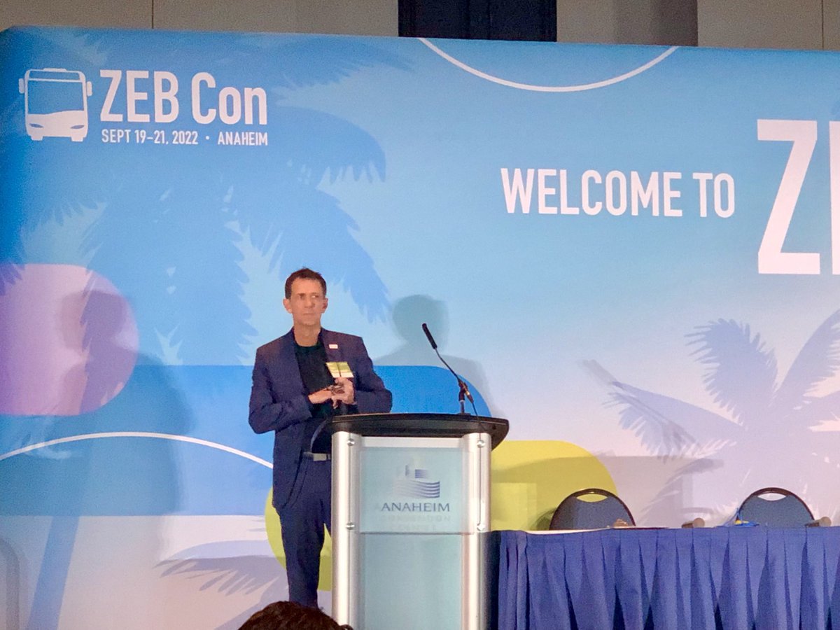 Dan Raudebaugh kicks off the opening sessions ⁦<a href="/ZEBConference/">ZEB Con</a>⁩ by saying ZEB’s don’t need to be a drop in replacement to diesel based on efficiency gains, tech improvements and the success stories of attendees. #zeroemission