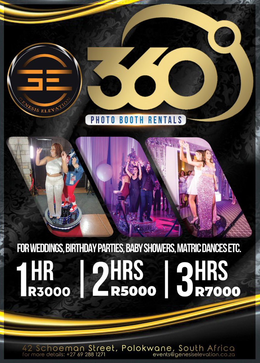 sevasjones's tweet photo. 360 video booth available for rental in Polokwane, Limpopo and also available in Gauteng #Polokwane https://t.co/Tp6GI4zNgY