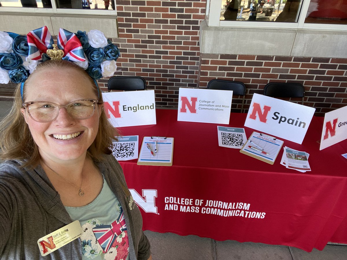 Kelli Boling, Ph.D. (@kelli_boling) on Twitter photo Study abroad with <a href="/Unl_CoJMC/">UNL CoJMC</a>! London with me and <a href="/kellibritten/">Kelli Britten</a> or Spain with <a href="/johnshrader/">John Shrader</a> and @brianpetrotta!! Summer 2023 is going to be AMAZING! Stop by our table at the Union for more info today 11-2. Study abroad with <a href="/Unl_CoJMC/">UNL CoJMC</a>! London with me and <a href="/kellibritten/">Kelli Britten</a> or Spain with <a href="/johnshrader/">John Shrader</a> and @brianpetrotta!! Summer 2023 is going to be AMAZING! Stop by our table at the Union for more info today 11-2.