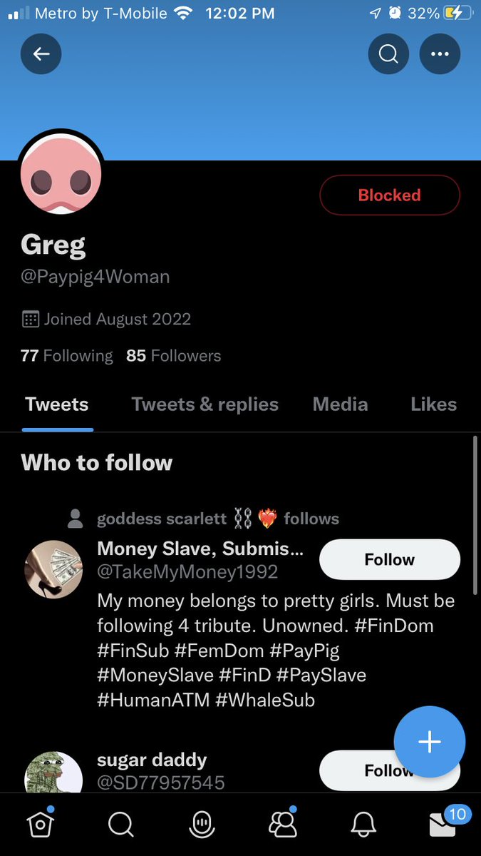 FindomRTACCT's tweet photo. He is a time waster @Paypig4Woman 

Findom Femdom nsfwtwt paypig rtgame rtslave finsub whalesub beta loser cuck https://t.co/a10NJW5pBb