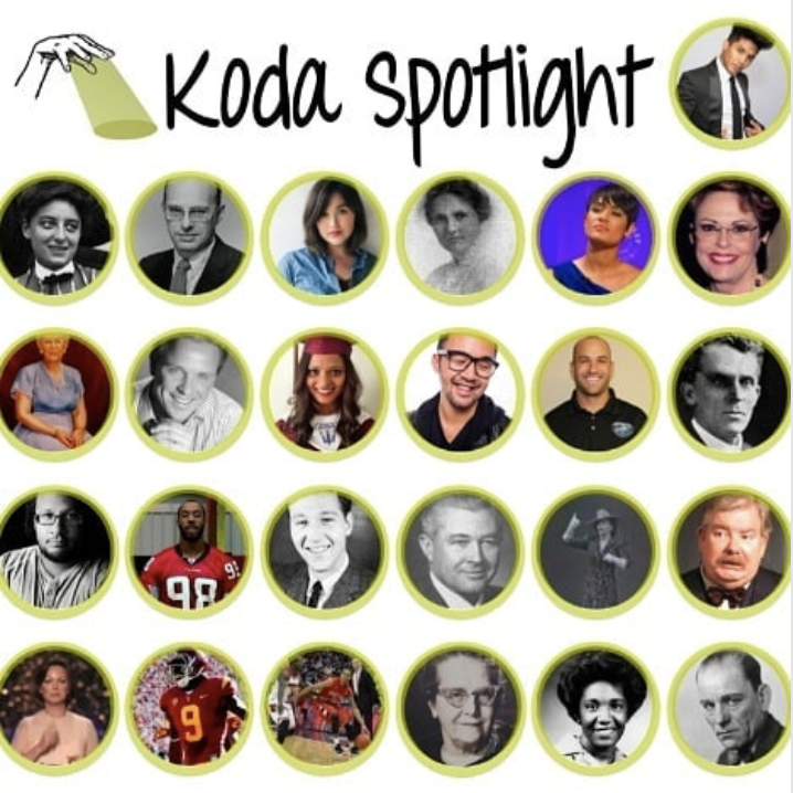 KODAheart's tweet photo. Deaf people make fantastic parents!, k/codas have done some very remarkable things. The Koda Spotlight section is meant to illuminate some of these accomplishments and contributions.

https://t.co/Hvj1WxOh0B https://t.co/9kN2UGZYTD