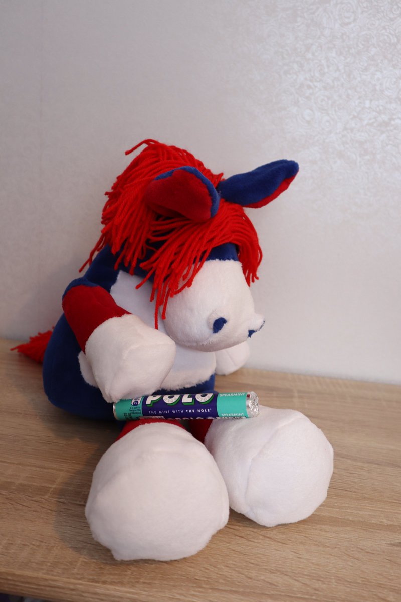DragonSews's tweet photo. @makeandsewtoys Not a M&amp;ST pattern, but I had fun making these Jubilee Horse plushies in the summer even if I did have to resort to hand stitching some of the seams where it was too bulky for my sewing machine to approve of! https://t.co/gN3ZpKpIiK