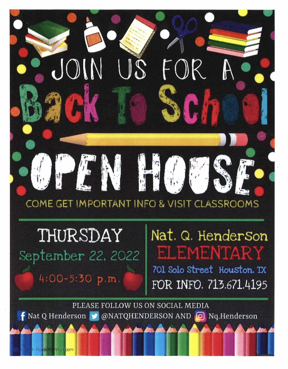 Nat Q. Henderson Elementary tweet media