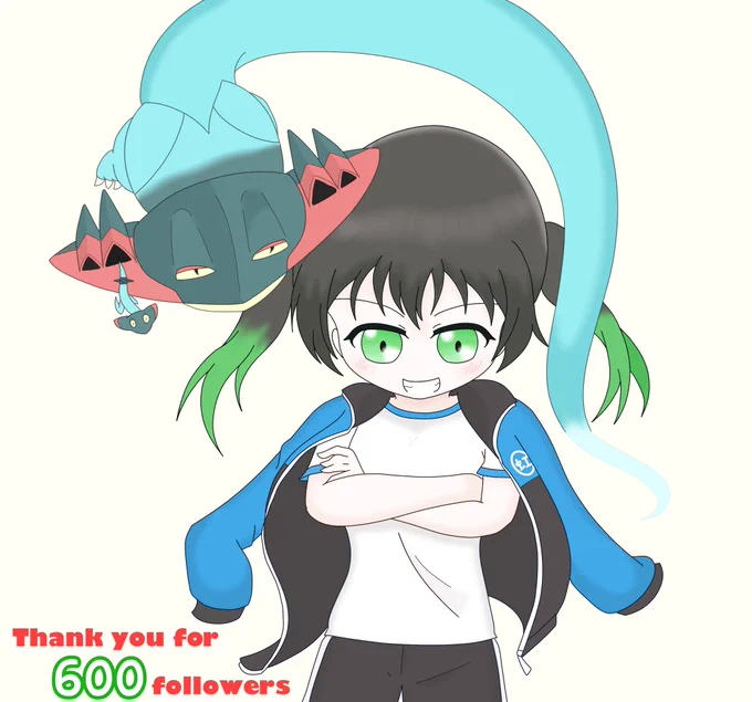ユチャン(鳴き声) #とりあえず俺の描いた高咲侑を見てくれ 