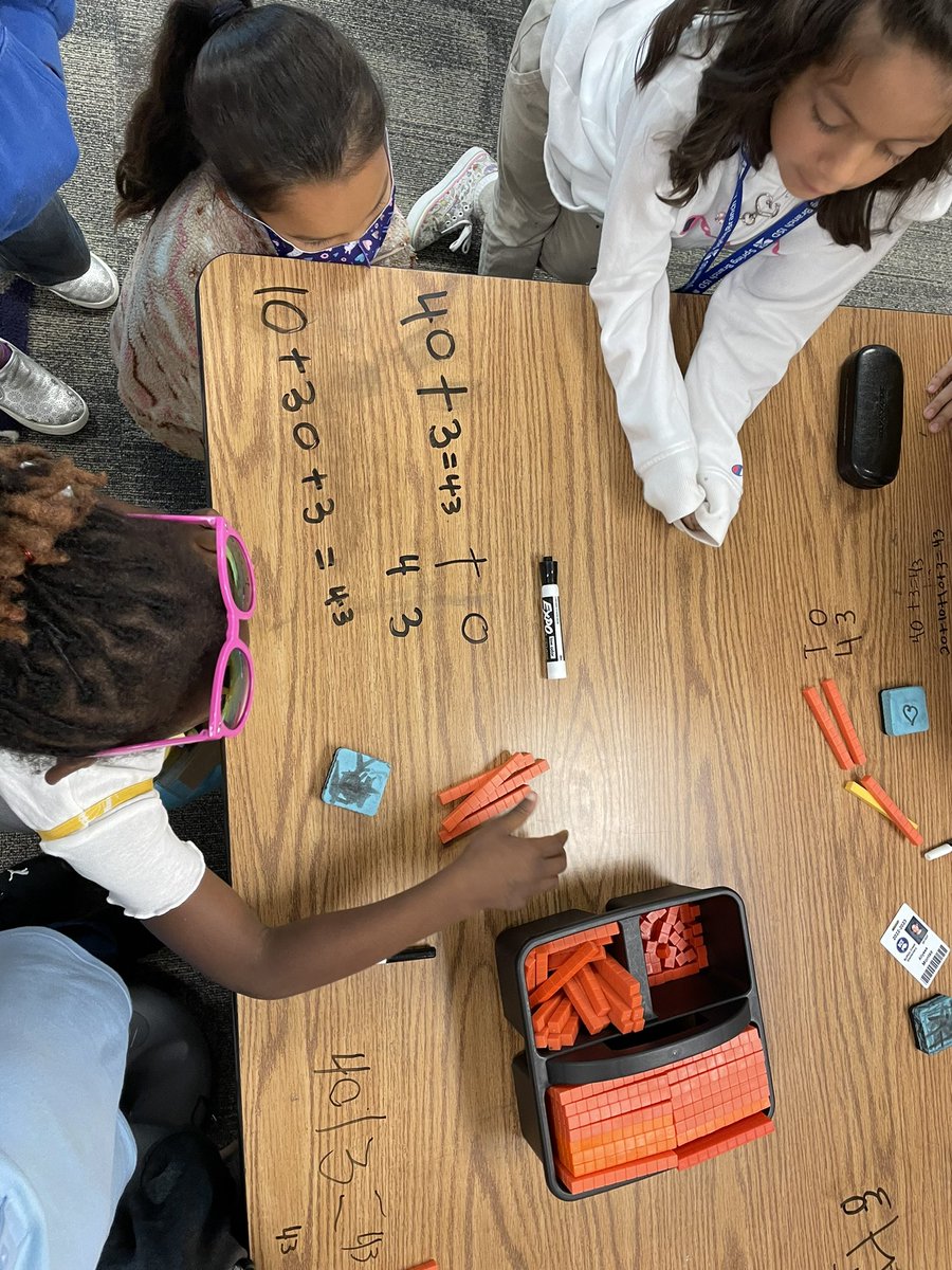 Children are the greatest teachers. It makes this teacher heart happy to see them explore numbers &amp; then teach each other about it! <a href="/Buffalo_Creek1/">Buffalo Creek Elem</a>