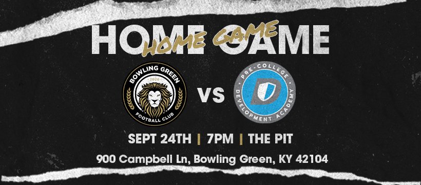 BGFClions's tweet photo. Home game this Saturday, Kick off at 7pm against PCAD at the pit. 

Want to win free tickets to the game? 
- Like
- Retweet 

We will be picking 4 winners this Friday ⚽🦁

🎟️: https://t.co/QKji1JL525 https://t.co/csmYqAPb7l