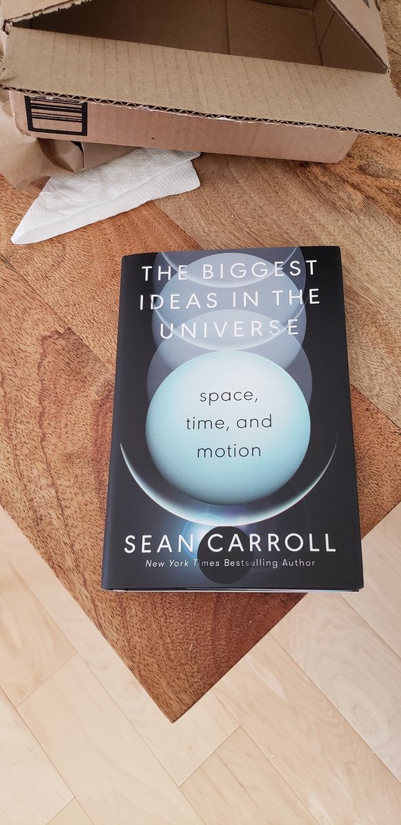 Xmas came early, can't wait to dive in the last book from <a href="/seanmcarroll/">Sean Carroll</a> that I had on preorder the whole summer...