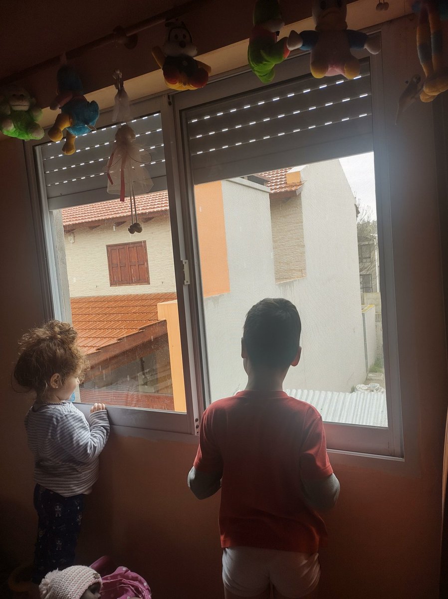 Mi vida entera! 💕❤️ A ellos les gusta que llueva. 🌧️