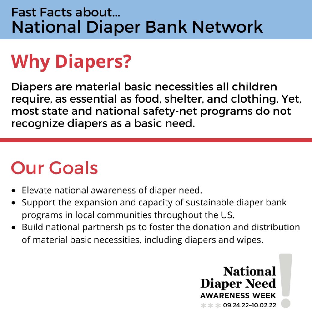 Jess_Bartholow's tweet photo. Next week is #DiaperNeedAwarenessWeek! I’m proud to be on National @diapernetwork Board &amp; of the work we do to raise awareness about #DiaperNeed and the need to help fill the #diapergap until we #EndChildPoverty. Join us: https://t.co/IMrhcAdkqi in achieving these goals! #NDNAW22 https://t.co/ucxnEKAcxD