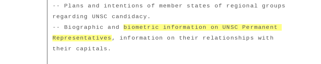 wikileaks's tweet photo. Cables revealed by Julian Assange show that the US ordered their Diplomats to gather intelligence on high ranking United Nations officials, including their biometric data @UN #Cablegate https://t.co/S3PCrJXhGh https://t.co/d6xmCIQEET
