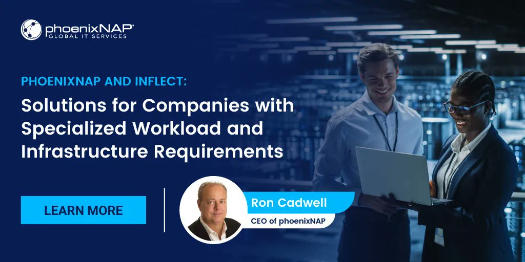 phoenixnap's tweet photo. As an easy-to-use online marketplace, Inflect simplifies buying and selling of complex #infrastructure. We're now a part of its ecosystem offering you an easy way to browse and compare all our #IaaS solutions. Learn more: https://t.co/W1KrYvMKVu 

#datacenter #colocation https://t.co/VabEFvUYMR