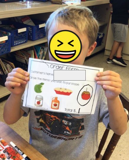 ndkellyann's tweet photo. Our Apple Unit in Kindergarten is off to a great start with center based learning today - counting and writing at the Apple Market, Apple playdough alphabet, and practicing our fine motor skills with some apple art! #GrasseCARES #PennridgeProud #JMGrasse https://t.co/p7eB2UCNF7