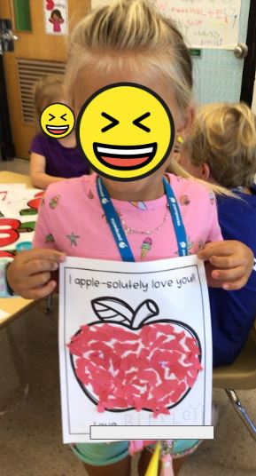 ndkellyann's tweet photo. Our Apple Unit in Kindergarten is off to a great start with center based learning today - counting and writing at the Apple Market, Apple playdough alphabet, and practicing our fine motor skills with some apple art! #GrasseCARES #PennridgeProud #JMGrasse https://t.co/p7eB2UCNF7