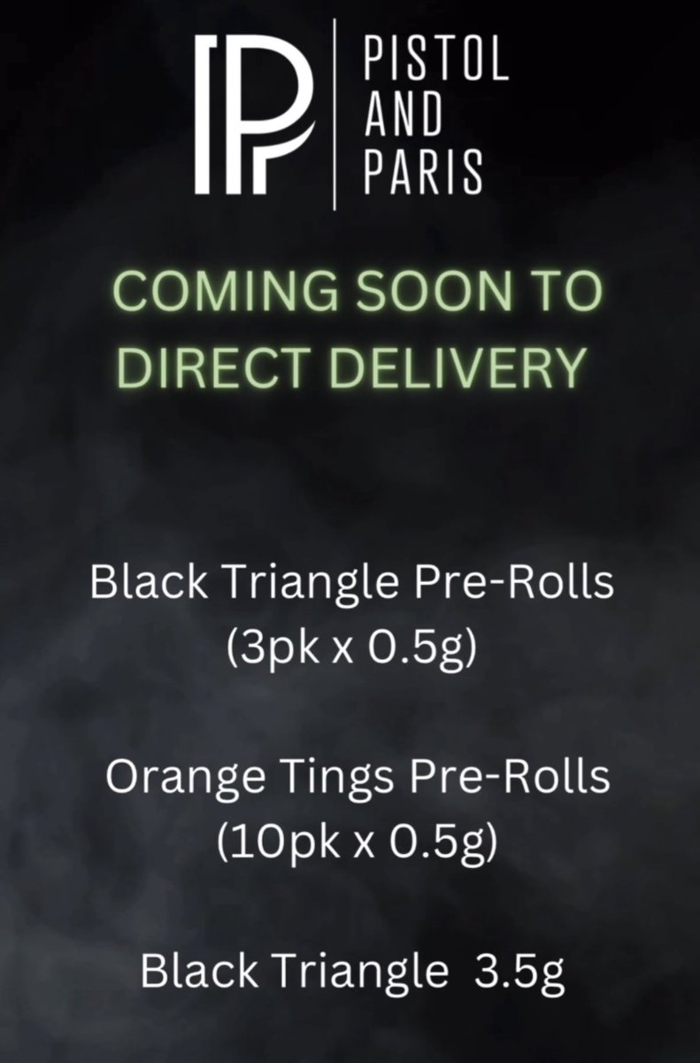 BrandPistol's tweet photo. BC Retailers we have an updated list of available products to order via Direct Delivery & the BCLDB below!
With a sneak peek at what’s coming soon to Direct Delivery!
#BritishColumbia #directdelivery #thc #cannabiscomunity #CannabisNews #bcweed #ordernow https://t.co/skYorkk6XT