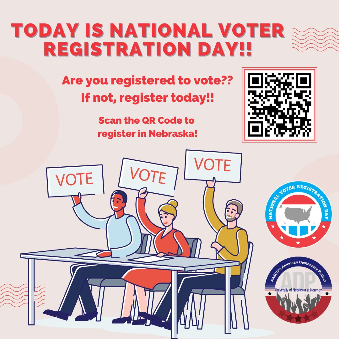 Are you registered to voter?! 🗳️🇺🇸 #NationalVoterRegistrationDay