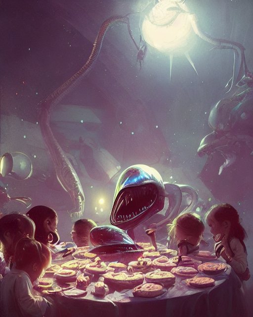 tieyourwheels's tweet photo. Alien Birthday Parties are the best  - made with @get_starryai #aiart #digitalart #starryaifeatured https://t.co/w5iYdZ7rgc