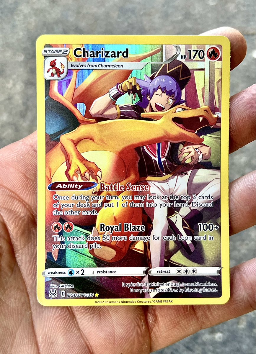 Giving away this Charizard CHR from Lost Origin. Just retweet this tweet Winner picked Tuesday 9/27 Giving away this Charizard CHR from Lost Origin. Just retweet this tweet Winner picked Tuesday 9/27