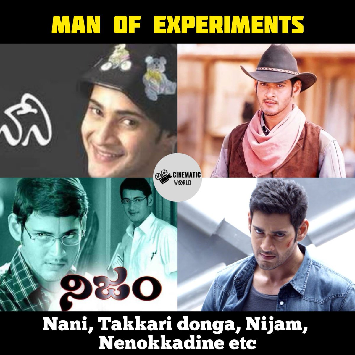 cinematicworld_'s tweet photo. Okko Movie Okko Diamond 😍🙌..Mee Fav Movie Enti 👇😍
#Manofexperiments #Experimentalmovies #MaheshBabu𓃵 #Nani #Nijam #Takkaridonga #Khaleja #1nenokkadine #Spyder #Cinematicworld https://t.co/2WxZOK53h5