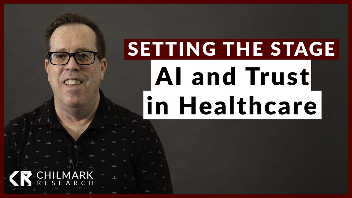 ChilmarkHIT's tweet photo. What's in our latest report, "AI and Trust in Healthcare"? Check out our latest video featuring Senior Analyst Jody Ranck as he takes us on a tour!

#ChilmarkResearch #AIandTrust #Healthcare

https://t.co/ttTEEzE1qK https://t.co/tWStLjgUmK