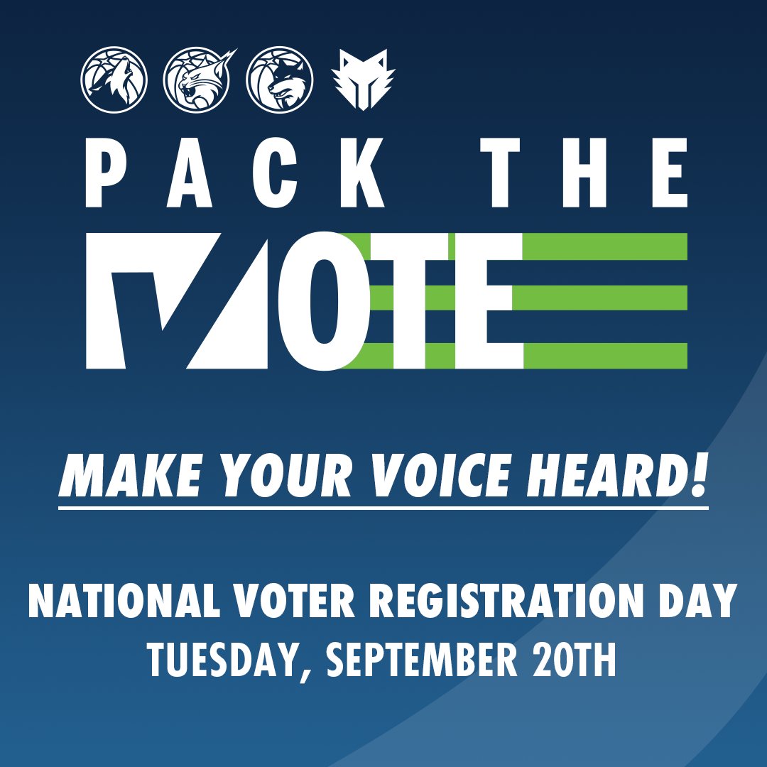 Get in the game‼🗳 Celebrate #NationalVoterRegistrationDay by registering to vote. It takes less than 2 minutes to register online ⬇ bit.ly/3RYa5MQ